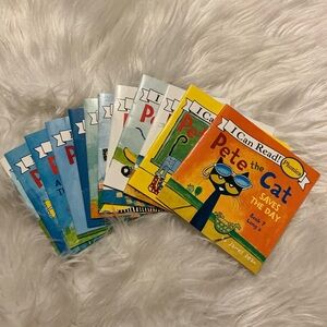 TWELVE Pete the Cat I can Read books for children and early readers